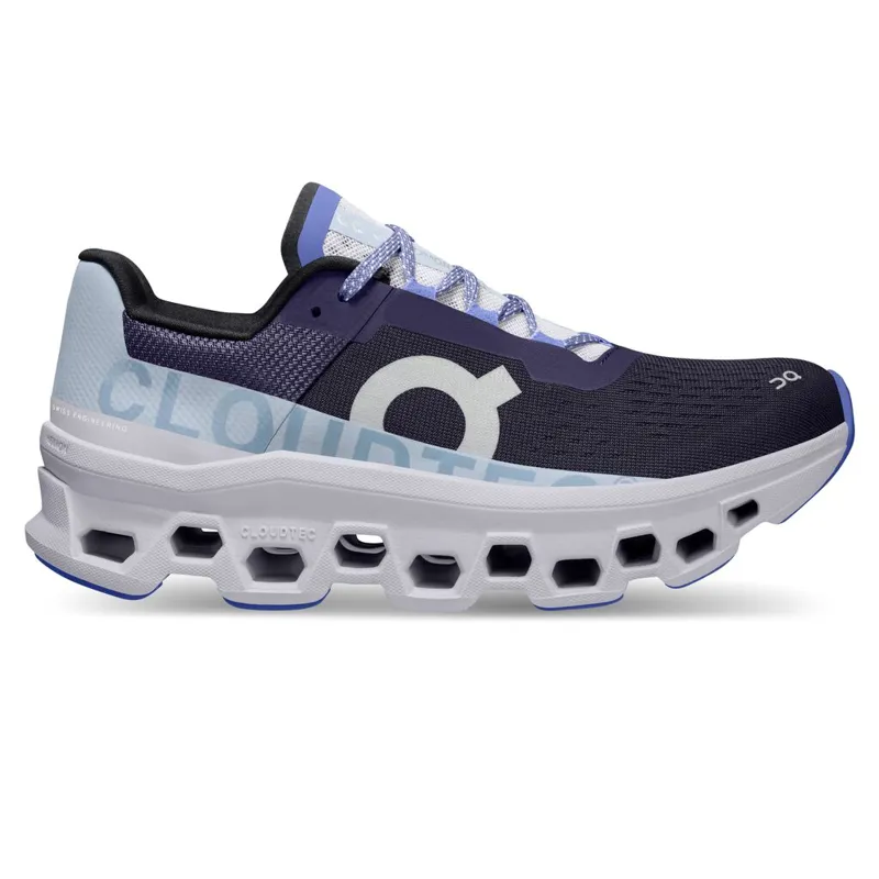 On Cloudmonster Womens Road Running Shoes Acai Lavender